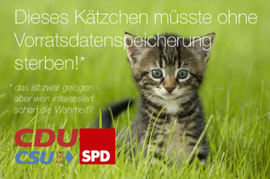 Vorratsdatenspeicherung Katze