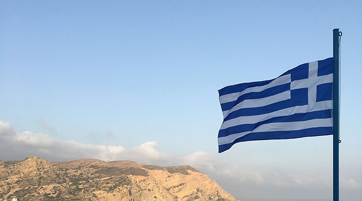 Griechische Flagge