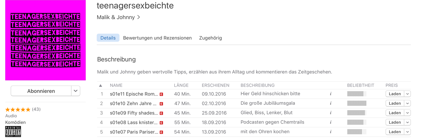 teenagersexbeichte screenshot itunes