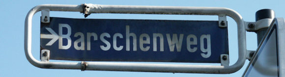 Barschenweg (Straßenschild)