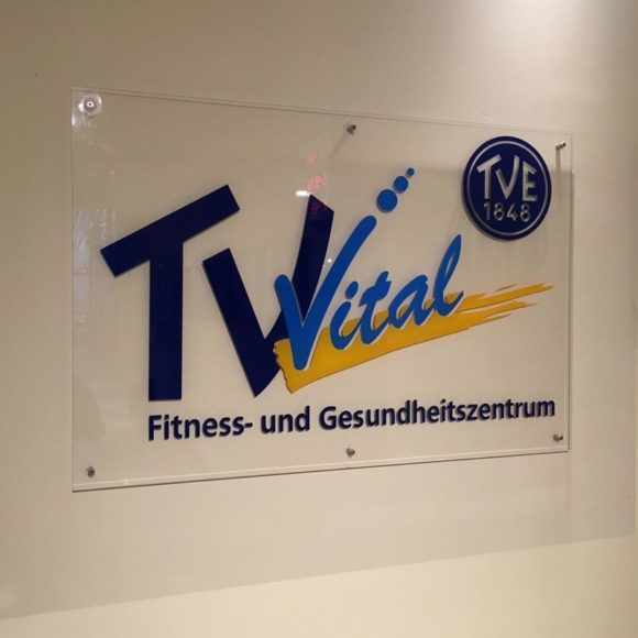 Schild TV Vital (Fitnessstudio)