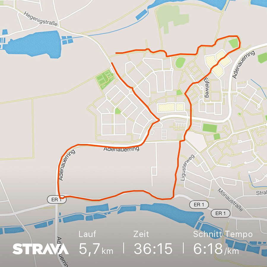 Strava-Karte