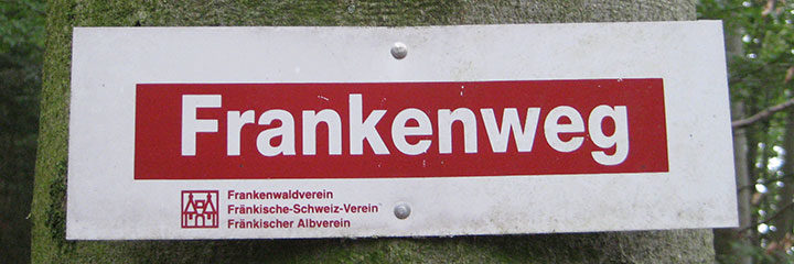 Wandern auf dem Frankenweg 1